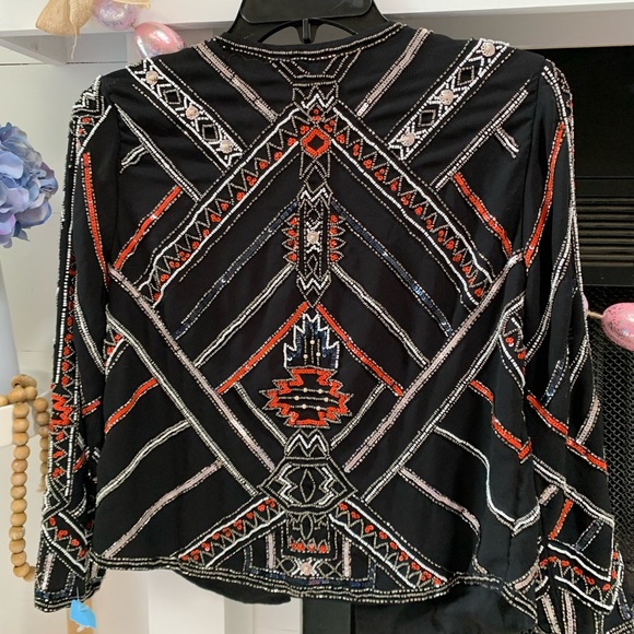 NWT Parker Sequined Jacket (XS) - Picture 4 of 4